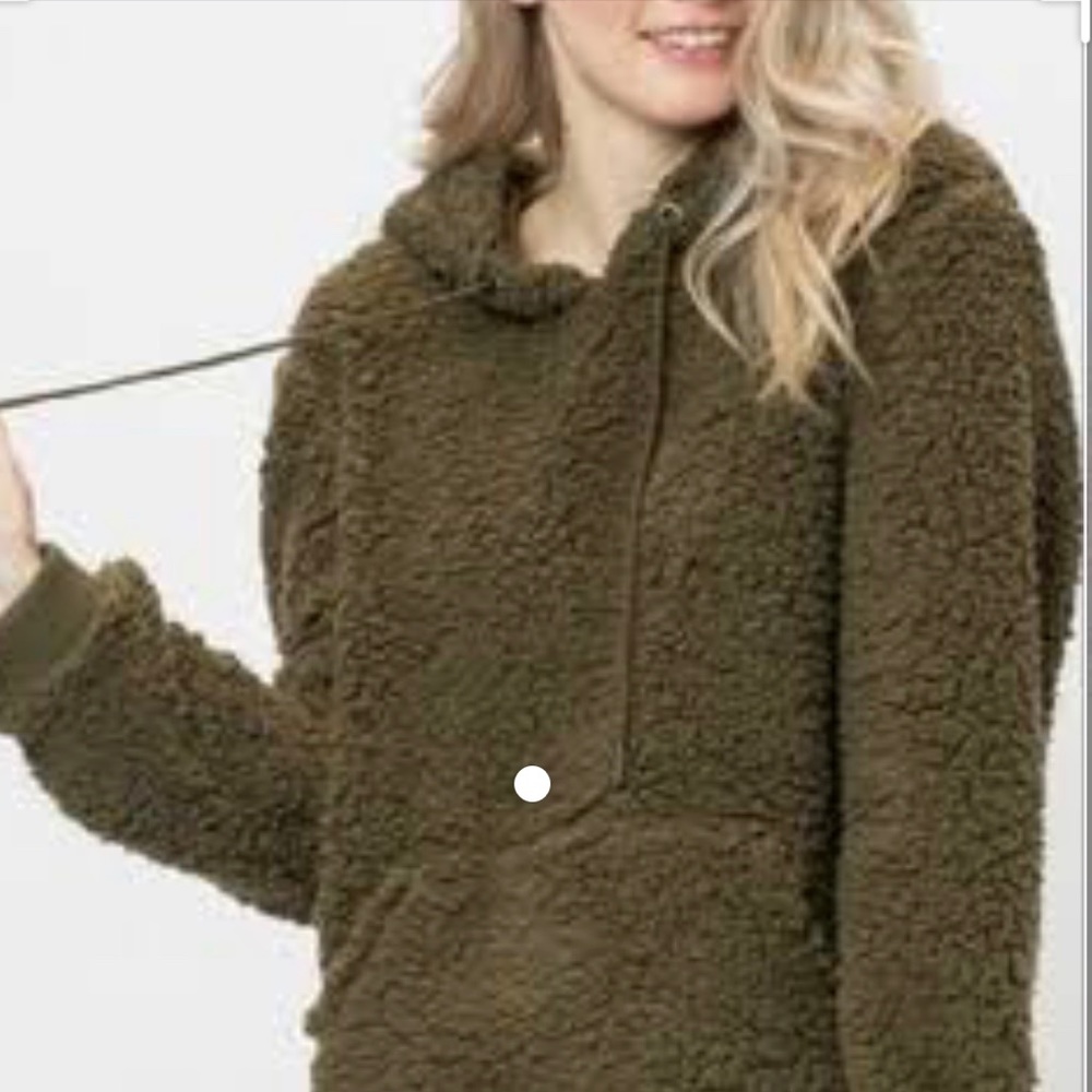 Sherpa hoodie